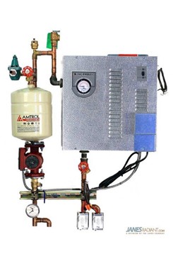 Thermolec Mini Electric Boiler and mechanical panel