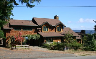 waterfront house