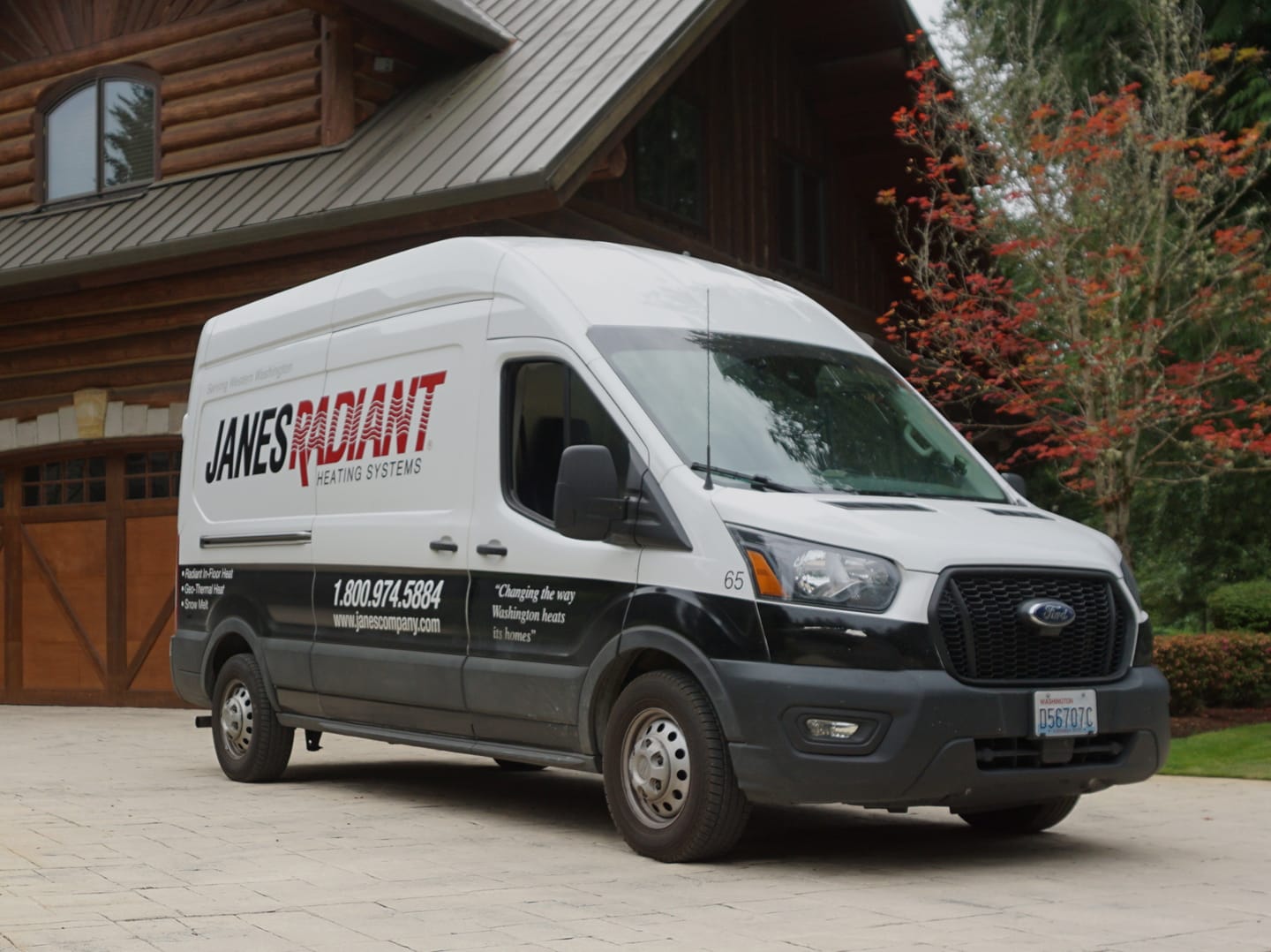 Vehicle used by Janes Radiant technicians
