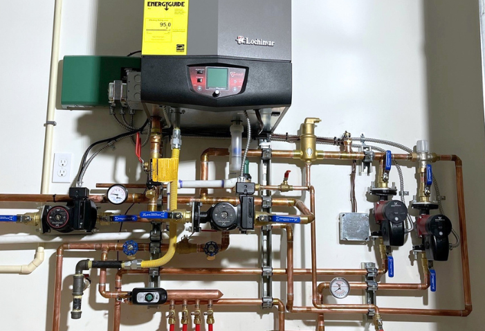 Mechanical Room layout for radiant heating