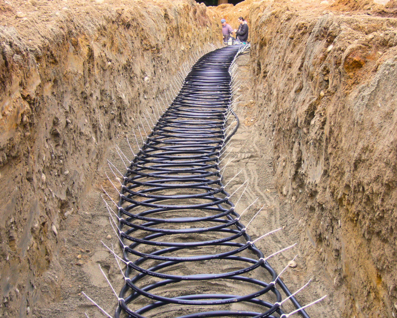 Geo Ground Loops Being Installed