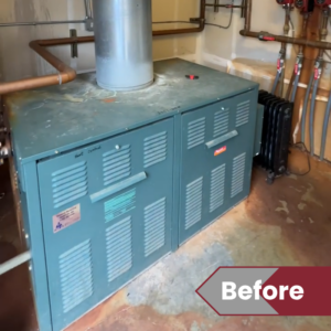 Raypak commercial boiler replacement.
